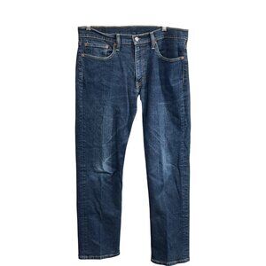 Levis Mens 501 Original Fit Button Fly Straight Leg Jeans W34 L30 Denim Blue